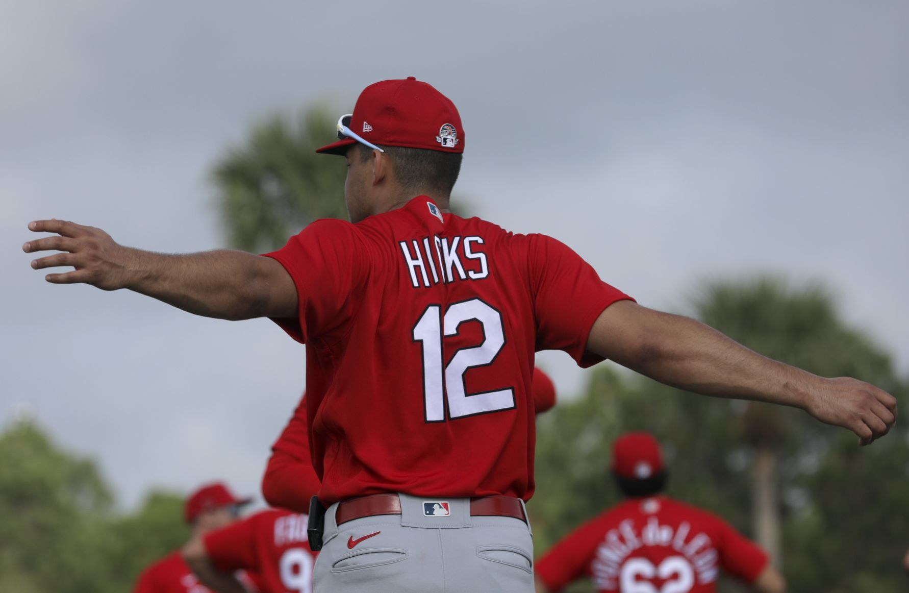Friday workout at Cardinals spring training